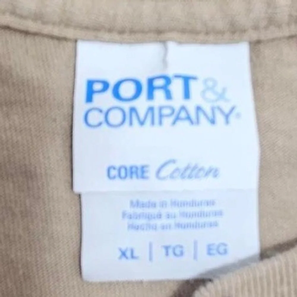 Port & Company Kelly Oubre‎ Jr Graphic T-Shirt Mens XL Tan NBA Basketball Tee